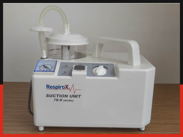Respirox 7E-D Bataryalı Aspiratör