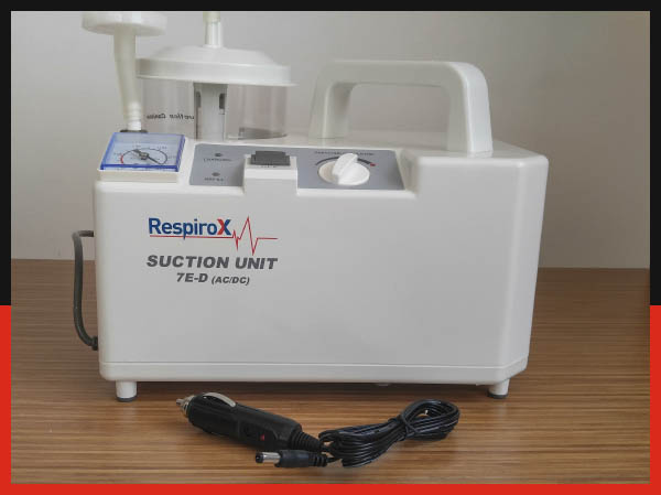Respirox 7E-D Bataryalı Aspiratör